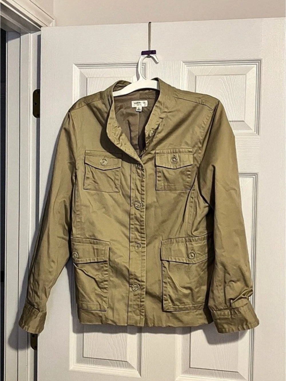 Isaac Mizrahi Women's Cotton Utility Jacket Size XL